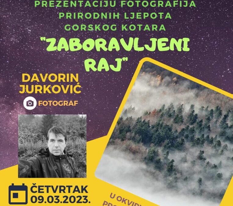 Prezentacija fotografija Davorina Jurkovića