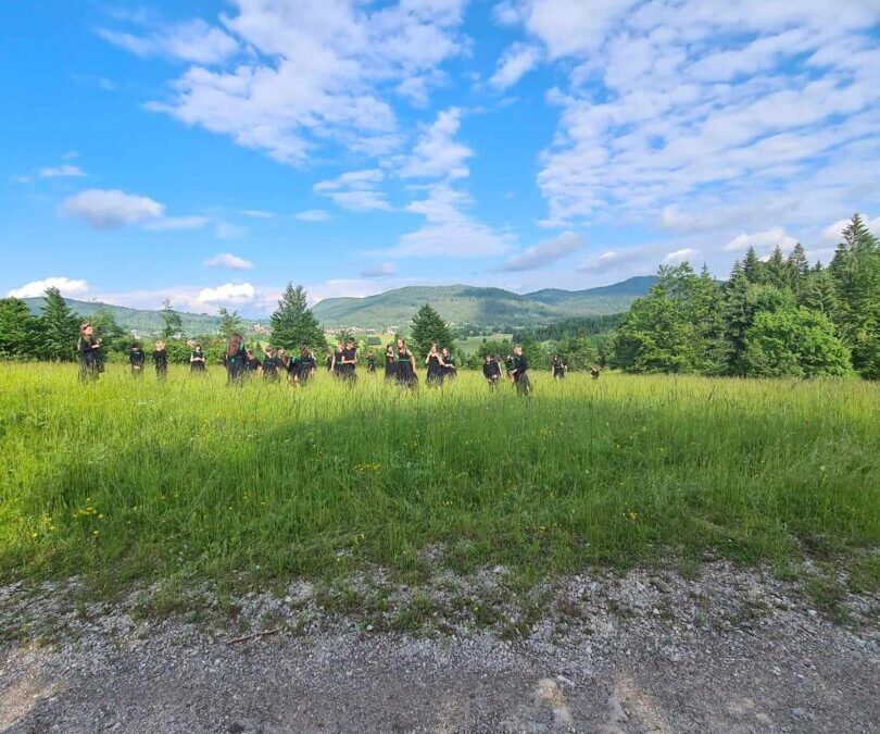 Snimanje spota za pjesmu Iznad oblaka