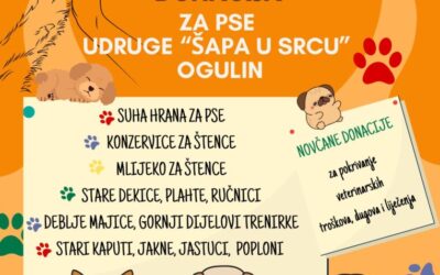 Prikupljanje donacija za napuštene pse