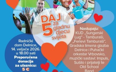 Uključili smo se u humanitarnu akciju „Daj 5 za gladnu djecu“