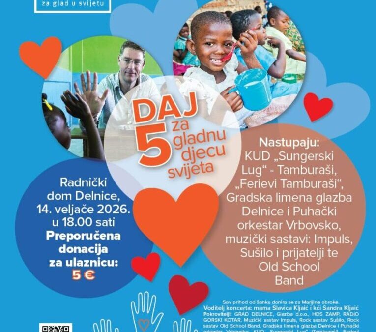 Uključili smo se u humanitarnu akciju „Daj 5 za gladnu djecu“